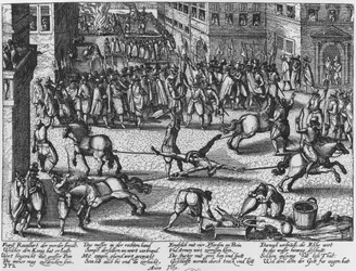 Execution of François Ravaillac, the assassin of King Henri IV, 1610